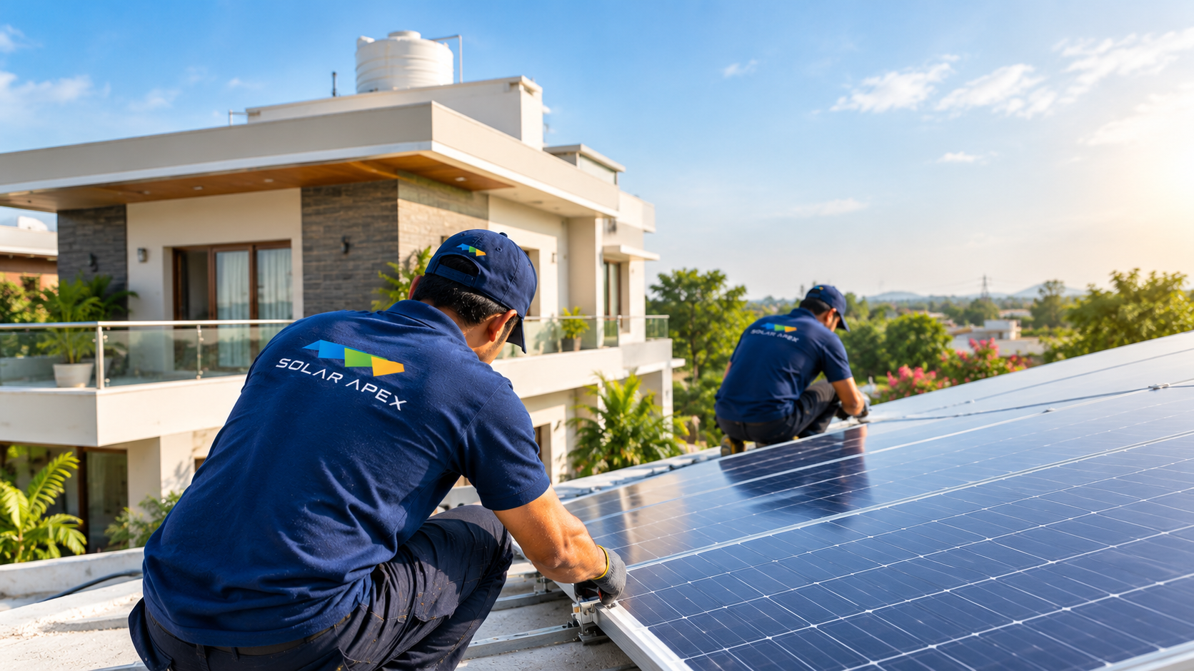 Solar Apex Rooftop solar Installation